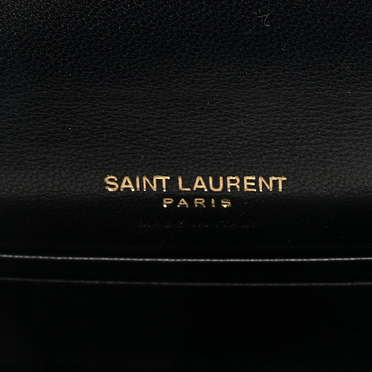 Goatskin Carre Quilted Cassandre Small Envelope Wallet Black