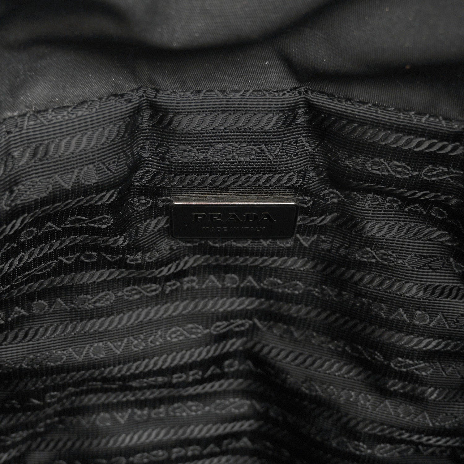 Prada Tessuto Nylon Vela Small Double Buckle Backpack Black 6 of 12