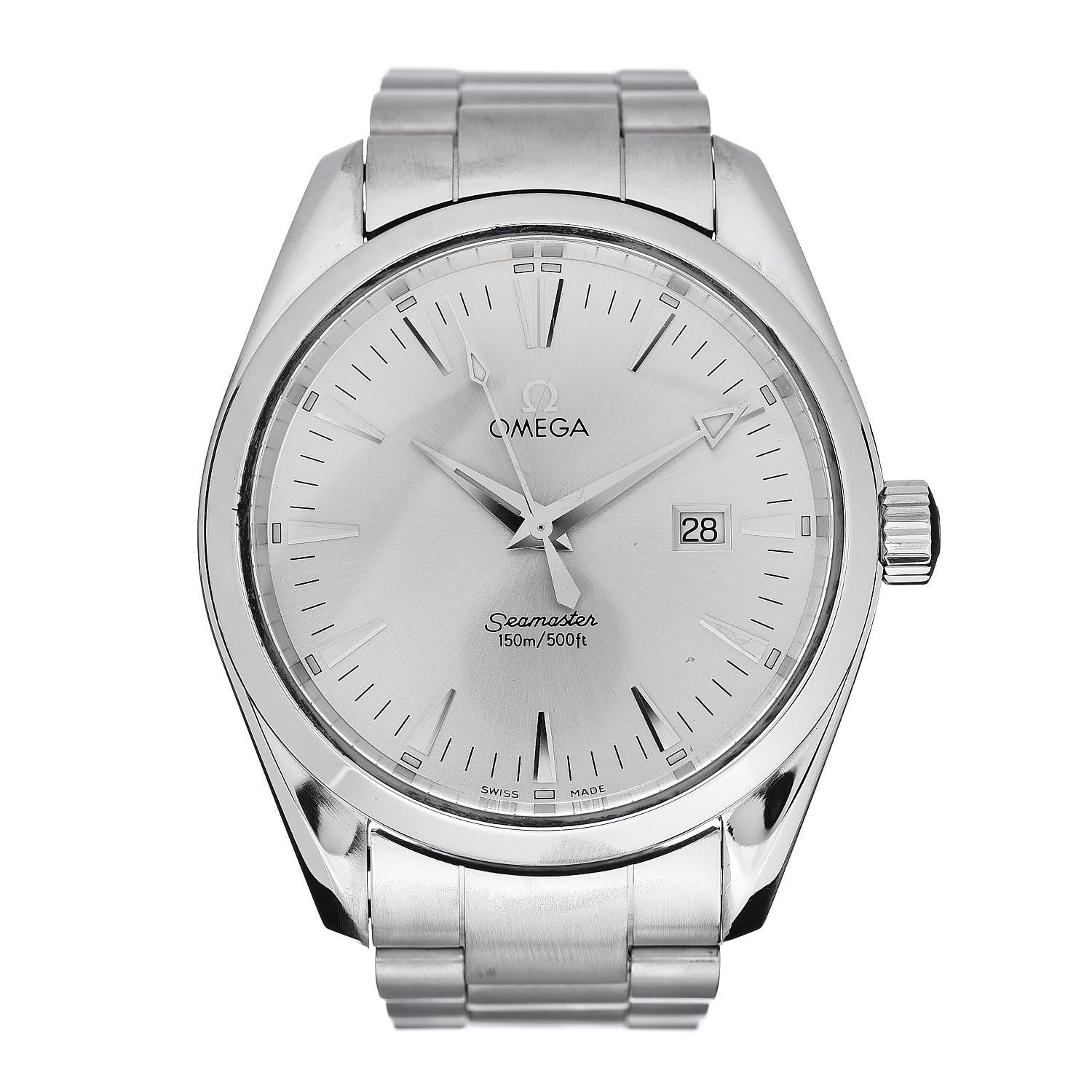 Omega Stainless Steel 39mm Seamaster Aqua Terra Quartz Watch 2517.30 1 of 5