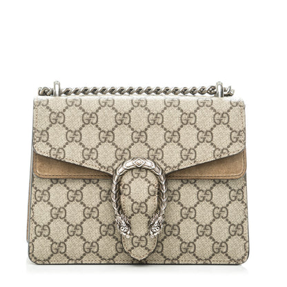 Gucci GG Supreme Monogram Mini Dionysus Shoulder Bag Taupe 1 of 7