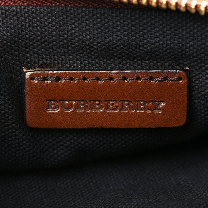 Burberry Canvas House Check Wristlet Pouch Tan 6 of 6