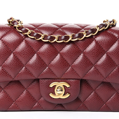 Chanel Caviar Quilted Mini Rectangular Flap Burgundy 7 of 11
