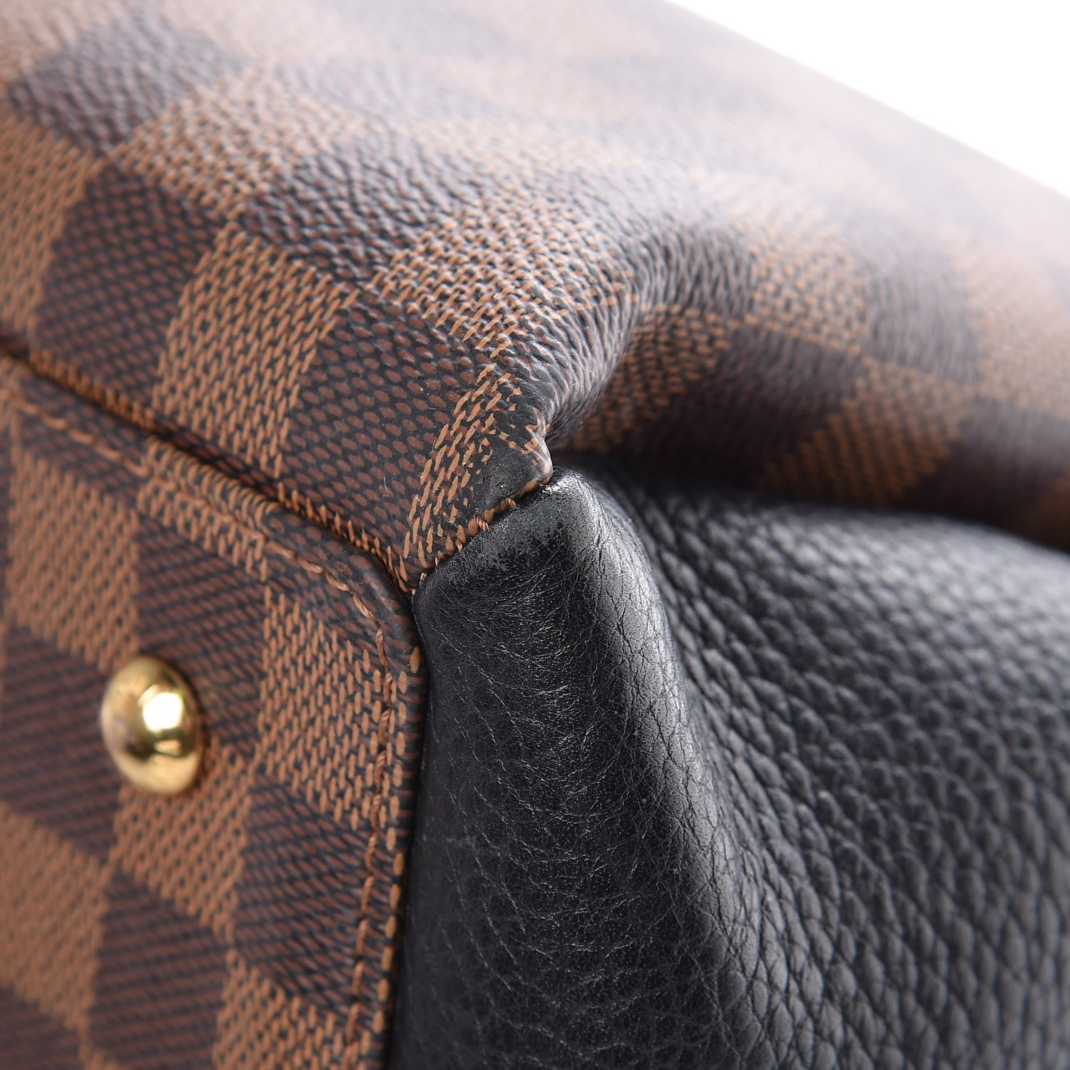 Louis Vuitton Cuir Taurillon Damier Ebene Normandy Black 10 of 15