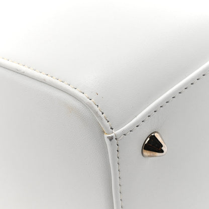 Christian Dior Calfskin Patch Embellished Medium Lady Dior White 8 of 14