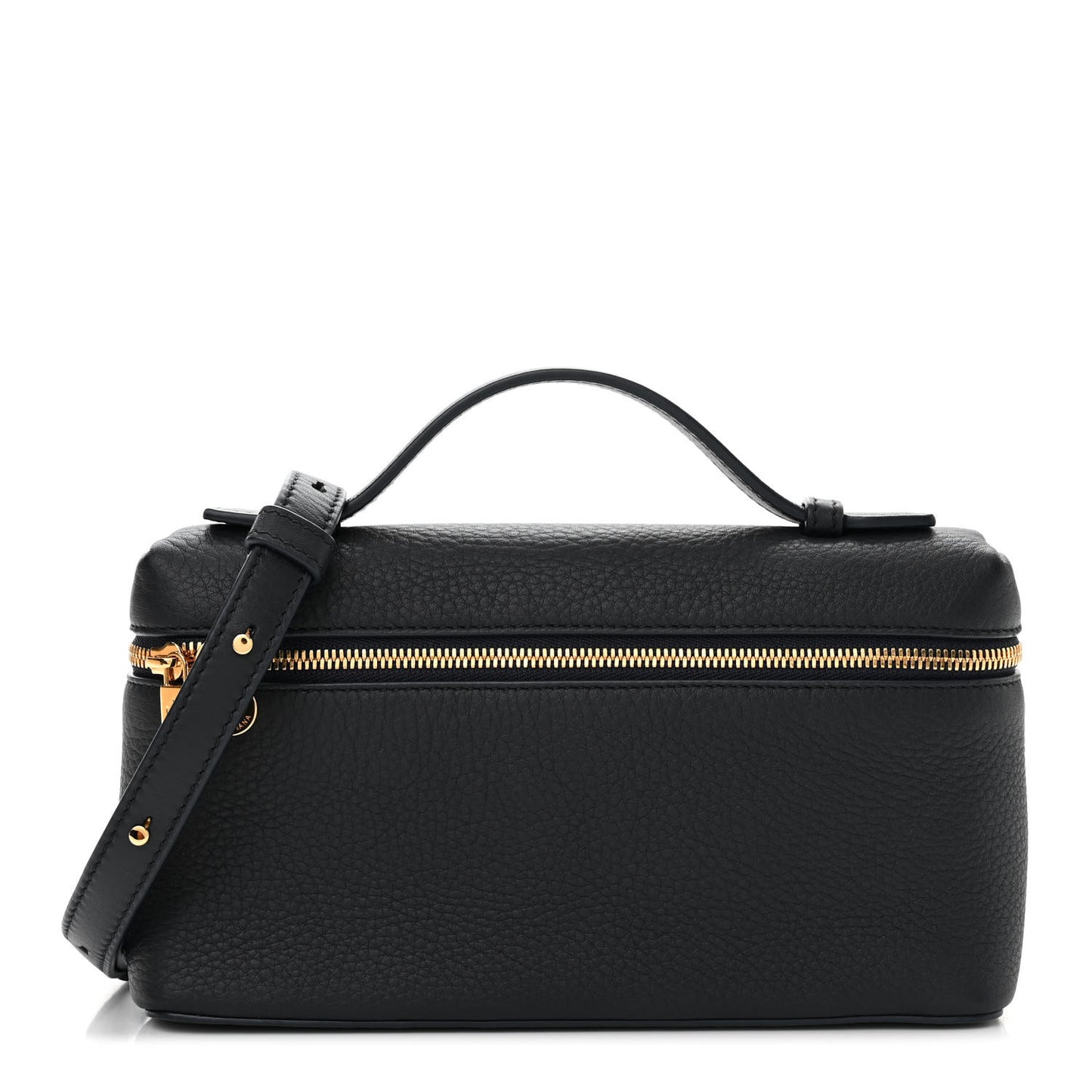 Grained Calfskin L19 Extra Pocket Pouch Navy Blue