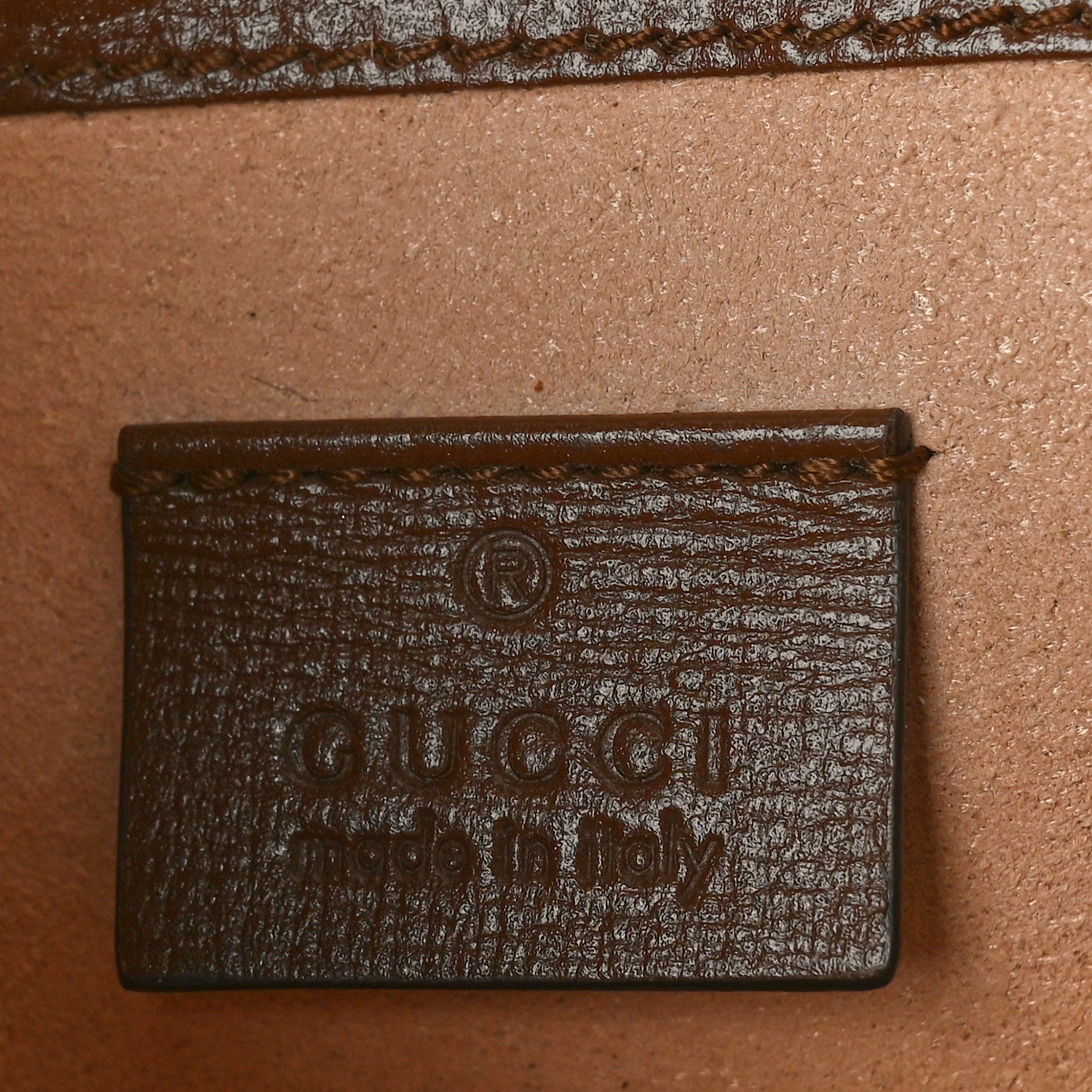 Gucci GG Supreme Monogram Mini Horsebit 1955 Shoulder Bag Beige Brown Sugar 6 of 9