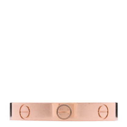 Cartier 18K Pink Gold 3.5mm LOVE Wedding Band Ring 60 9.25 3 of 5