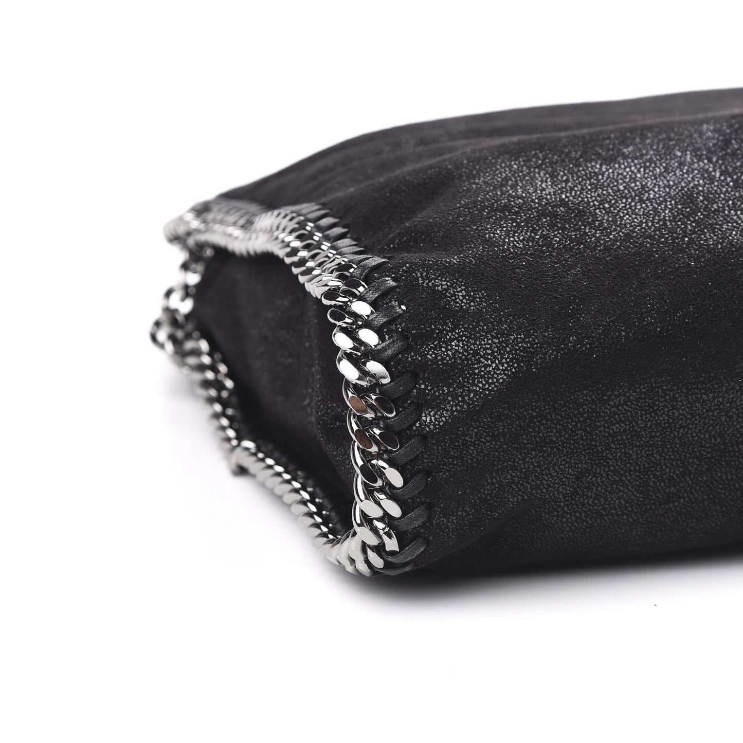 Shaggy Deer Falabella Fold Over Tote Black