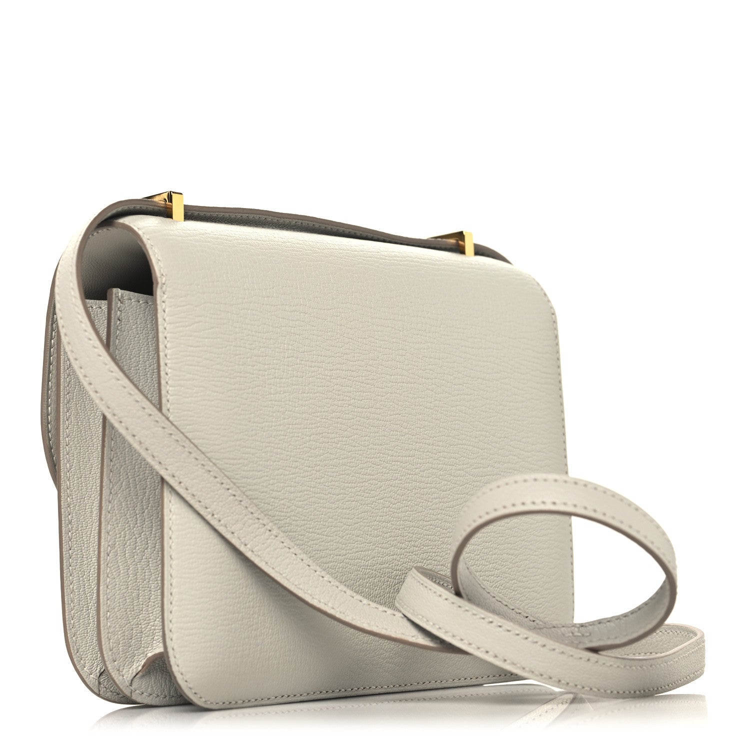 Hermes Chevre Mysore Constance 18 Gris Perle 3 of 10