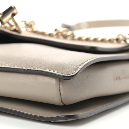 Chloe Suede Calfskin Small Faye Shoulder Bag Motty Grey 8 of 11