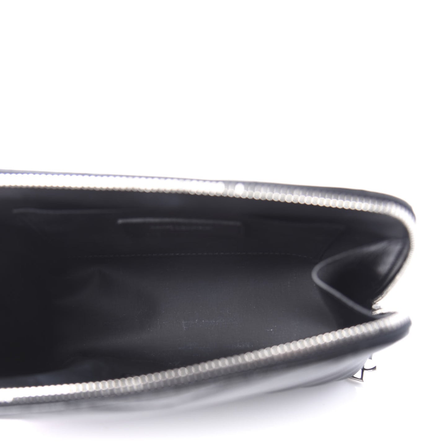 Lambskin Matelasse Cosmetic Case Black