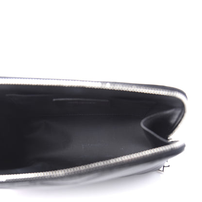 Saint Laurent Lambskin Matelasse Cosmetic Case Black 5 of 7
