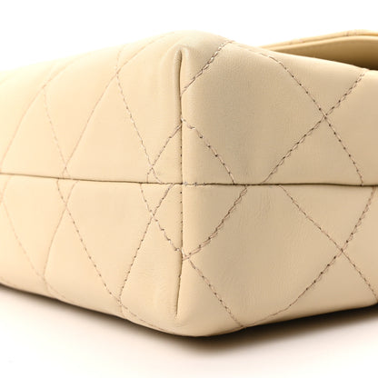 Chanel Calfskin Quilted In the Business Flap Bag Light Beige 10 of 10