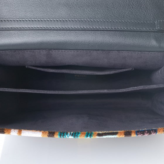 Velvet Vitello Dolce Fun Fair Kan I Shoulder Bag Tobacco Multicolor Black