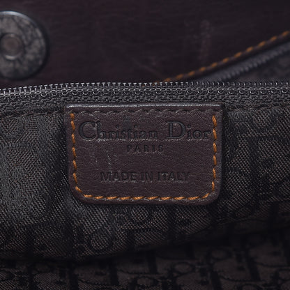 Christian Dior Calfskin Medium Gaucho Double Saddle Bag Brown 6 of 11
