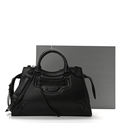 Balenciaga Cake Calfskin Tonal Hardware Neo Classic City Black 9 of 9