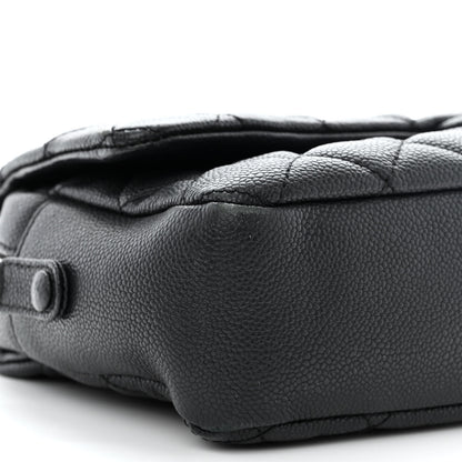 Chanel Caviar Quilted Jumbo Easy Flap Black 10 of 13