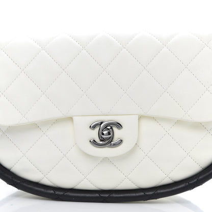 Chanel Quilted Lambskin Small Hula Hoop Flap Ivory 10 of 10