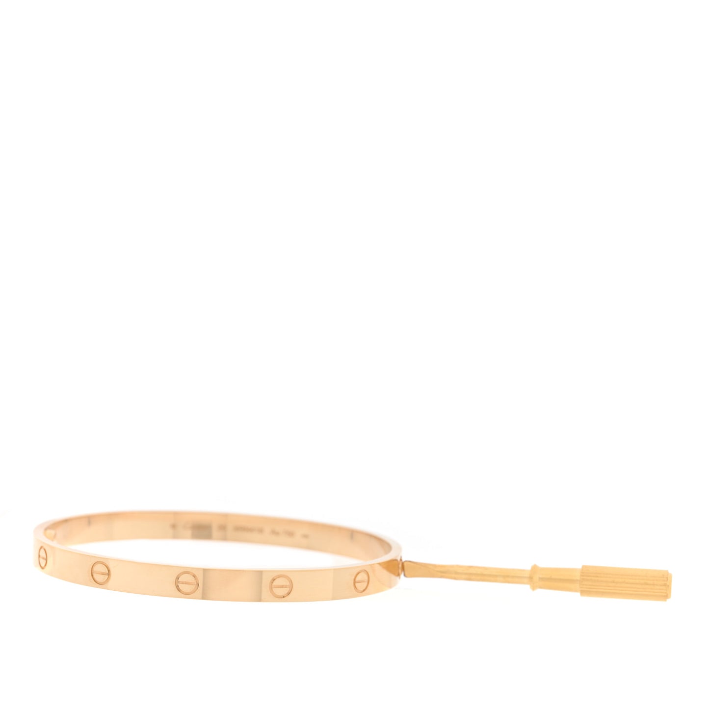 18K Yellow Gold LOVE Bracelet 20
