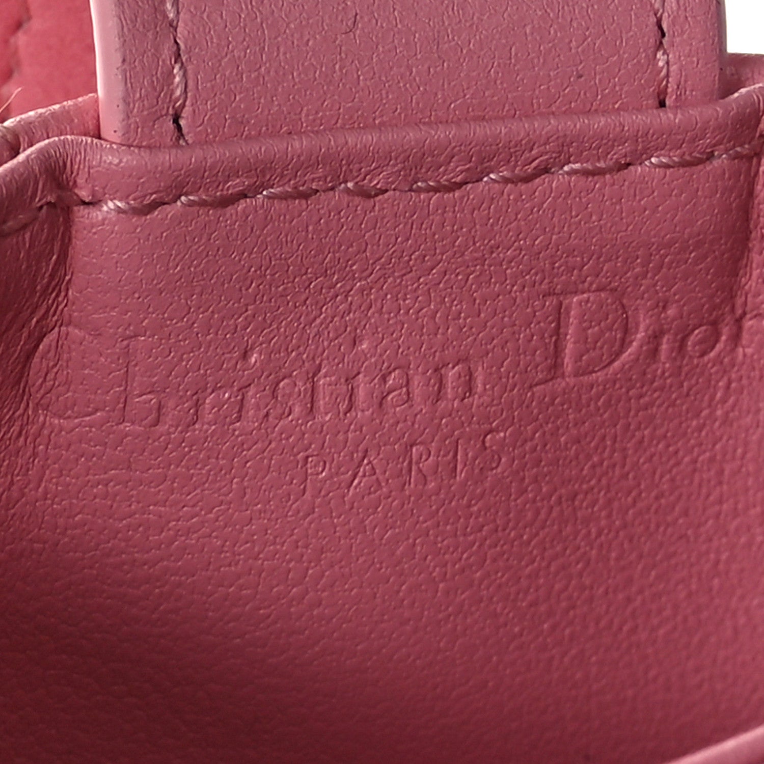 Christian Dior Lambskin Cannage Lady Dior 5-Gusset Card Holder Light Pink 6 of 8