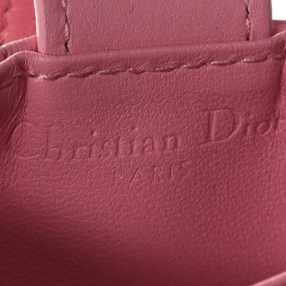Christian Dior Lambskin Cannage Lady Dior 5-Gusset Card Holder Light Pink 6 of 8