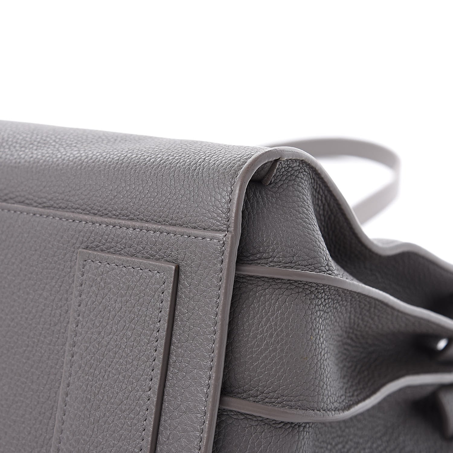 Saint Laurent Grained Calfskin Small Supple Sac De Jour Mouse Grey 12 of 13