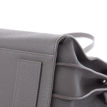 Saint Laurent Grained Calfskin Small Supple Sac De Jour Mouse Grey 12 of 13