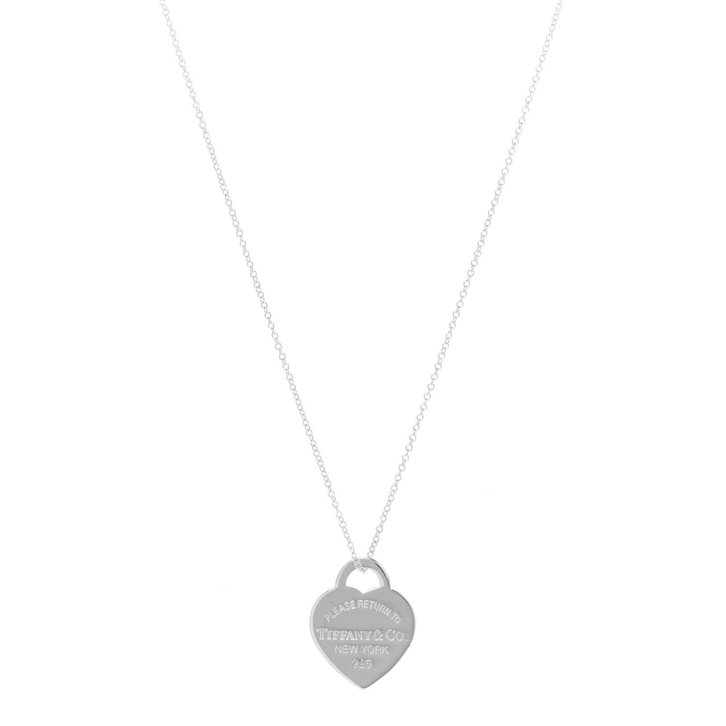Sterling Silver Small Return to Tiffany Heart Pendant Necklace