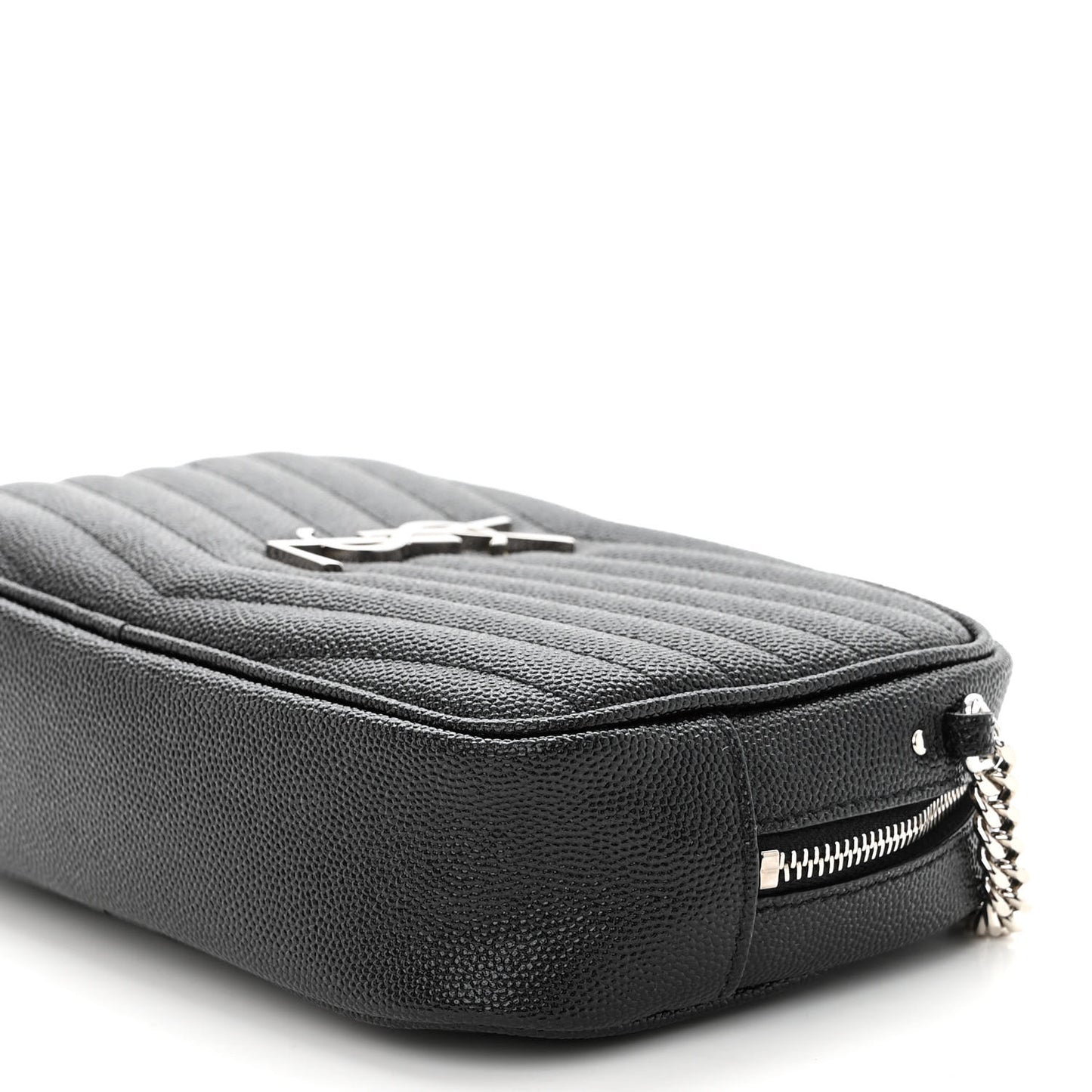 Grain De Poudre Matelasse Monogram Mini Lou Camera Bag Black