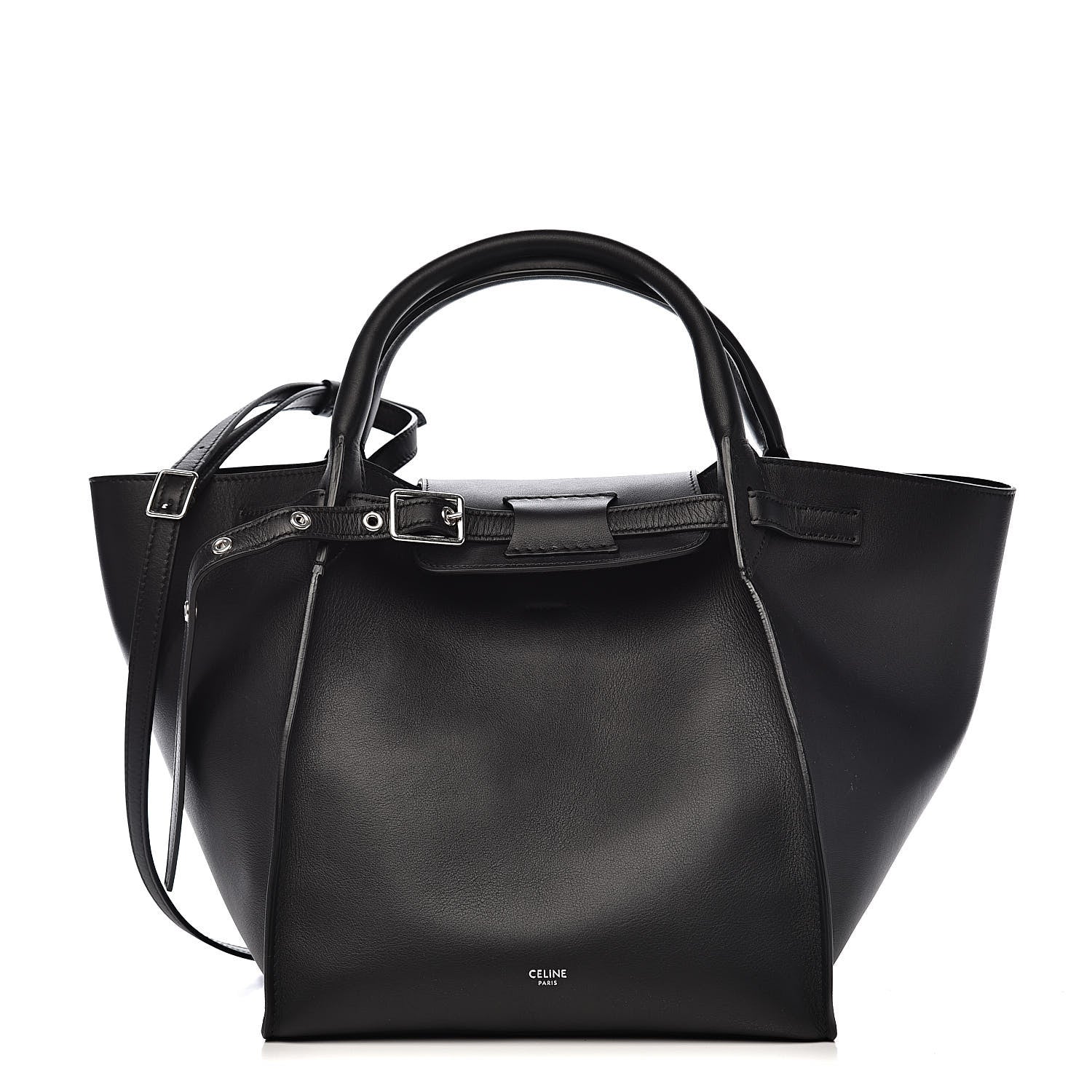 Celine Smooth Calfskin Small Big Bag Black 1 of 14