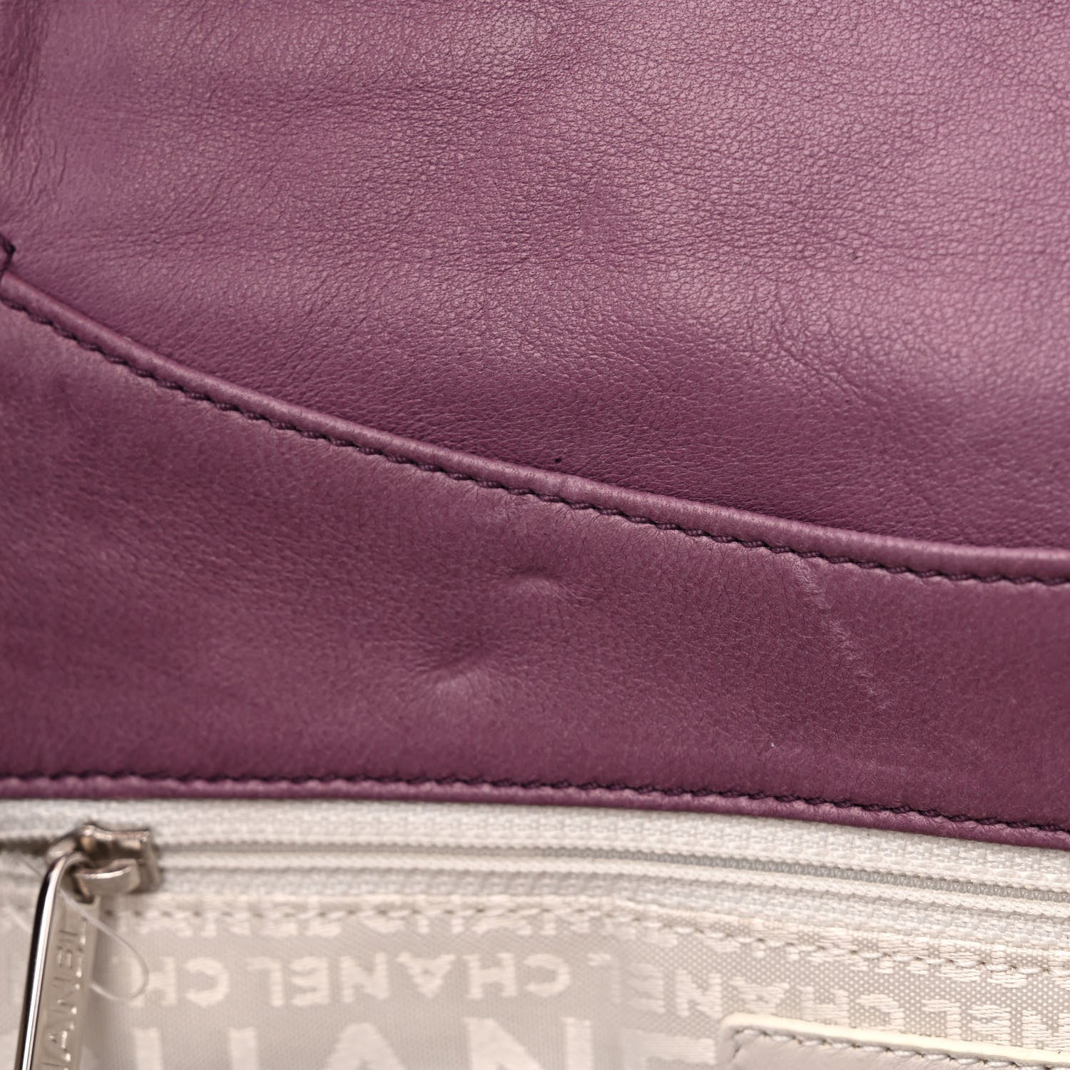 Chanel Lambskin Quilted CC Flap Light Purple 12 of 14