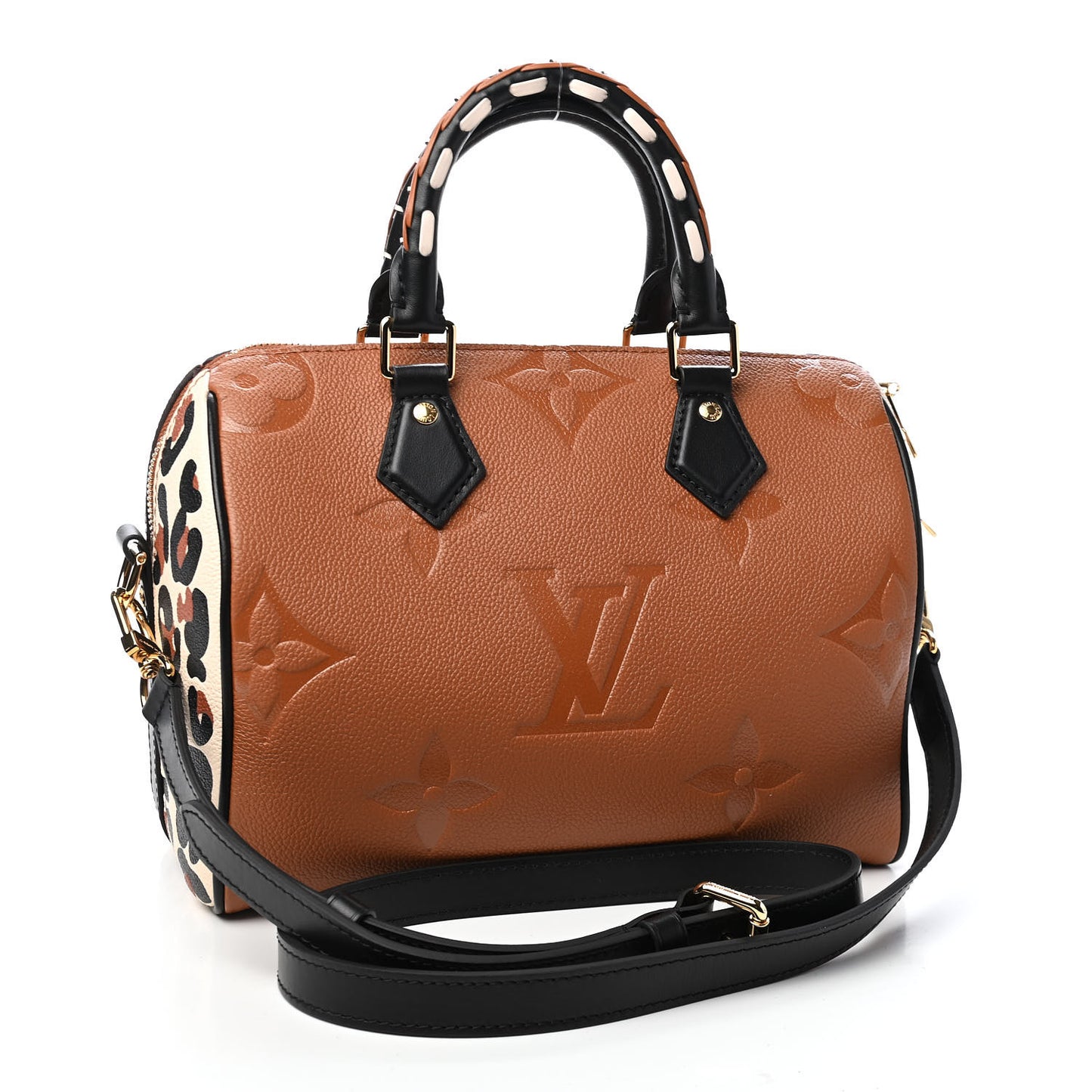 Empreinte Monogram Giant Wild At Heart Speedy Bandouliere 25 Caramel