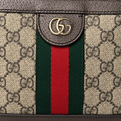 Gucci GG Supreme Monogram Mini Ophidia Top Handle Shoulder Bag Brown 9 of 12