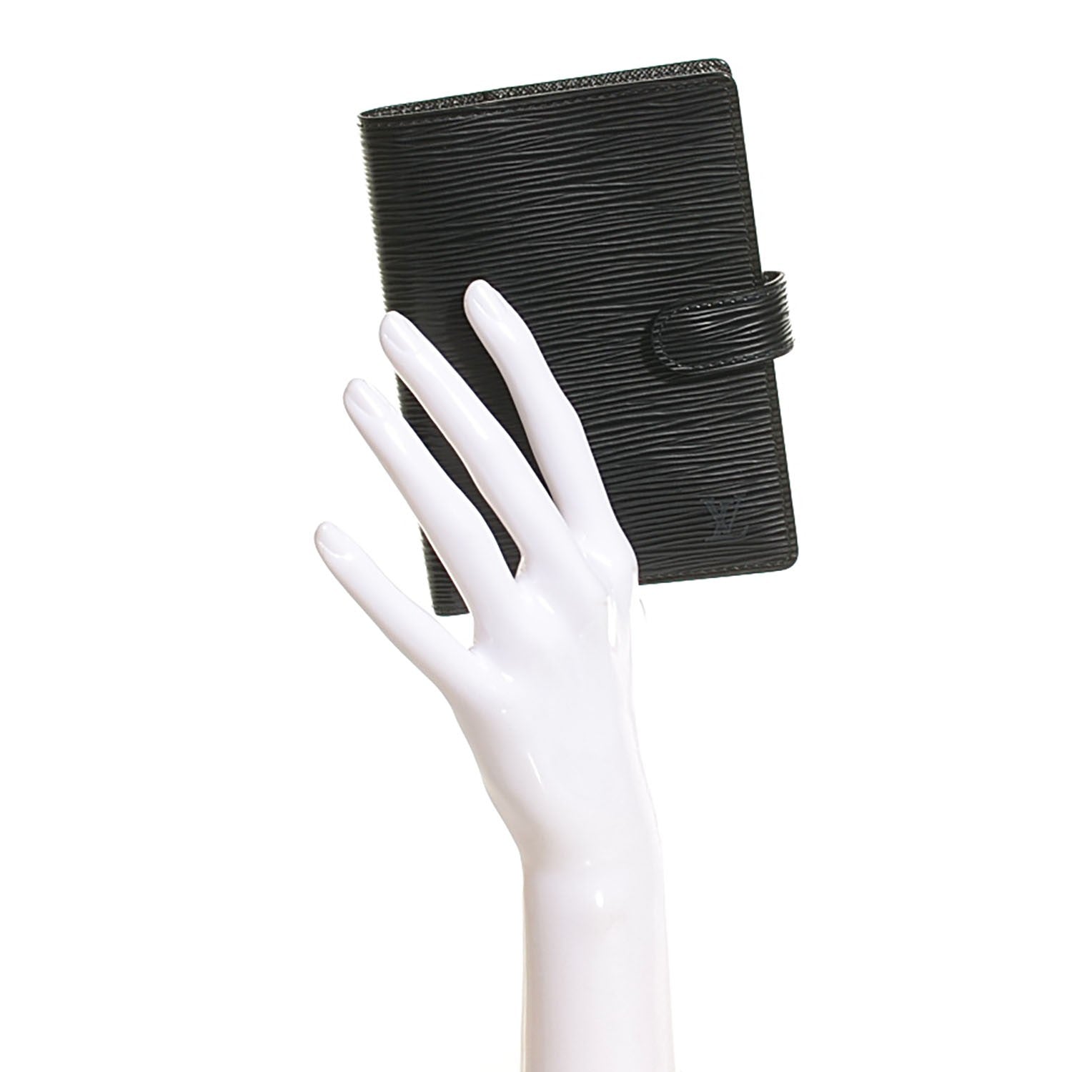 Louis Vuitton Epi Small Ring Agenda Cover Black 2 of 7