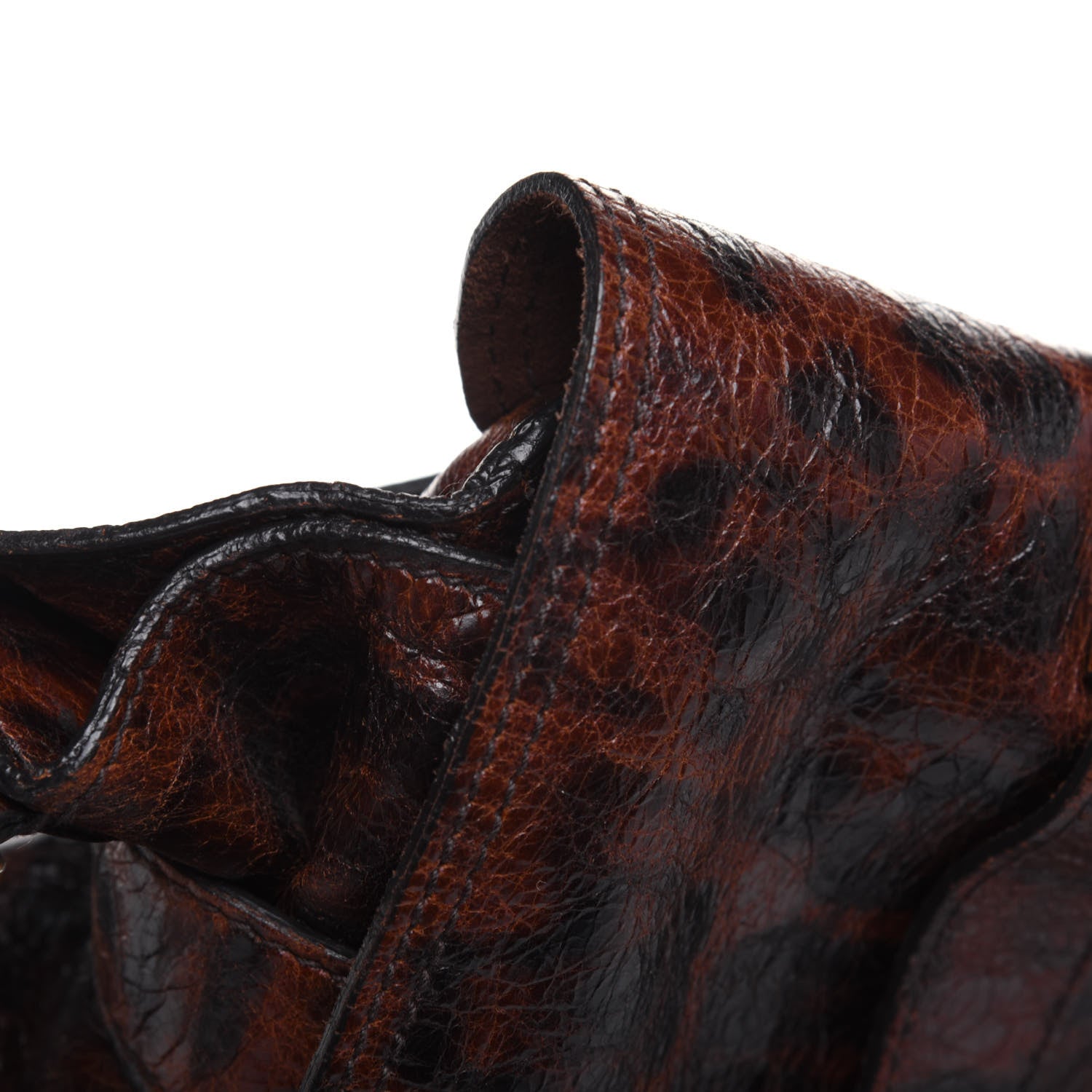 Mulberry Shiny Leopard Oversized Alexa Dark Oak 19 of 24