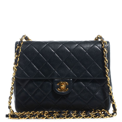 Chanel Lambskin Mini Square Flap Black 1 of 9