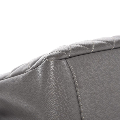 Chanel Caviar Quilted Grand Shopping Tote GST Grey 8 of 12