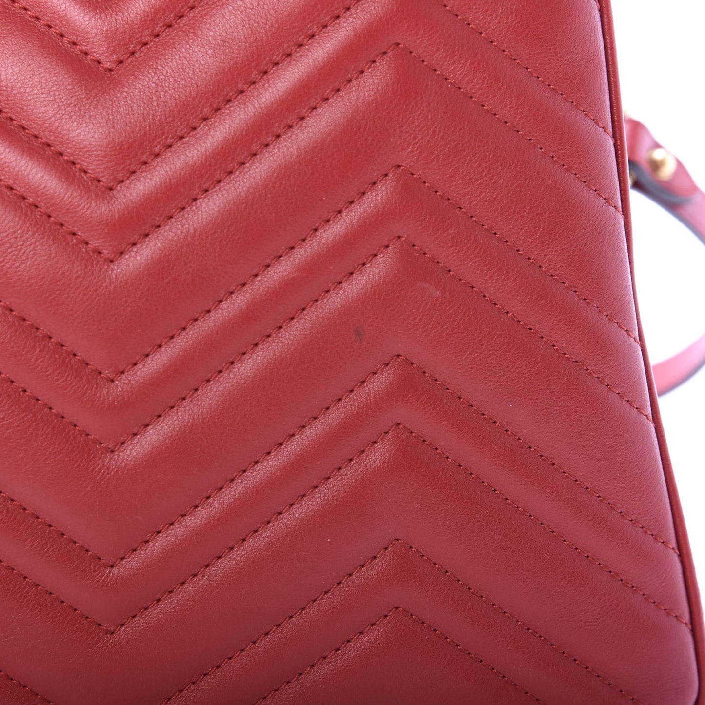 Calfskin Matelasse Medium GG Marmont Shoulder Tote Bag Hibiscus Red