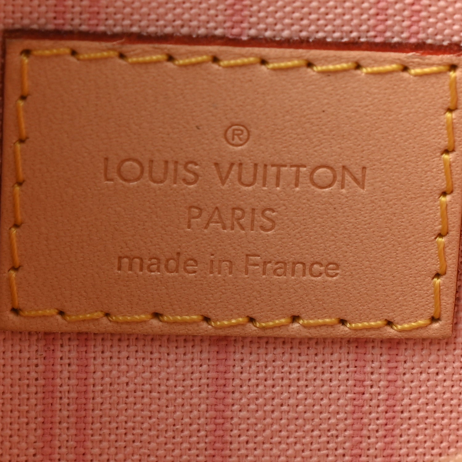 Louis Vuitton Damier Azur Neverfull MM GM Pochette Rose Ballerine 6 of 11