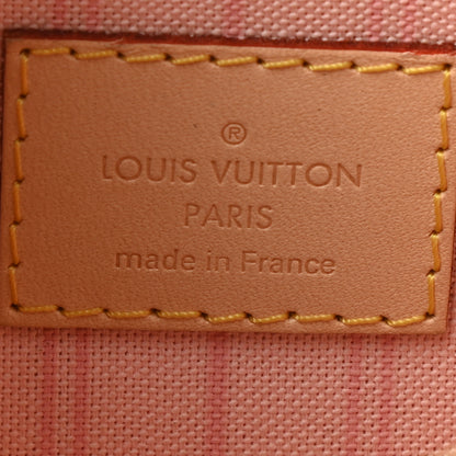 Louis Vuitton Damier Azur Neverfull MM GM Pochette Rose Ballerine 6 of 11