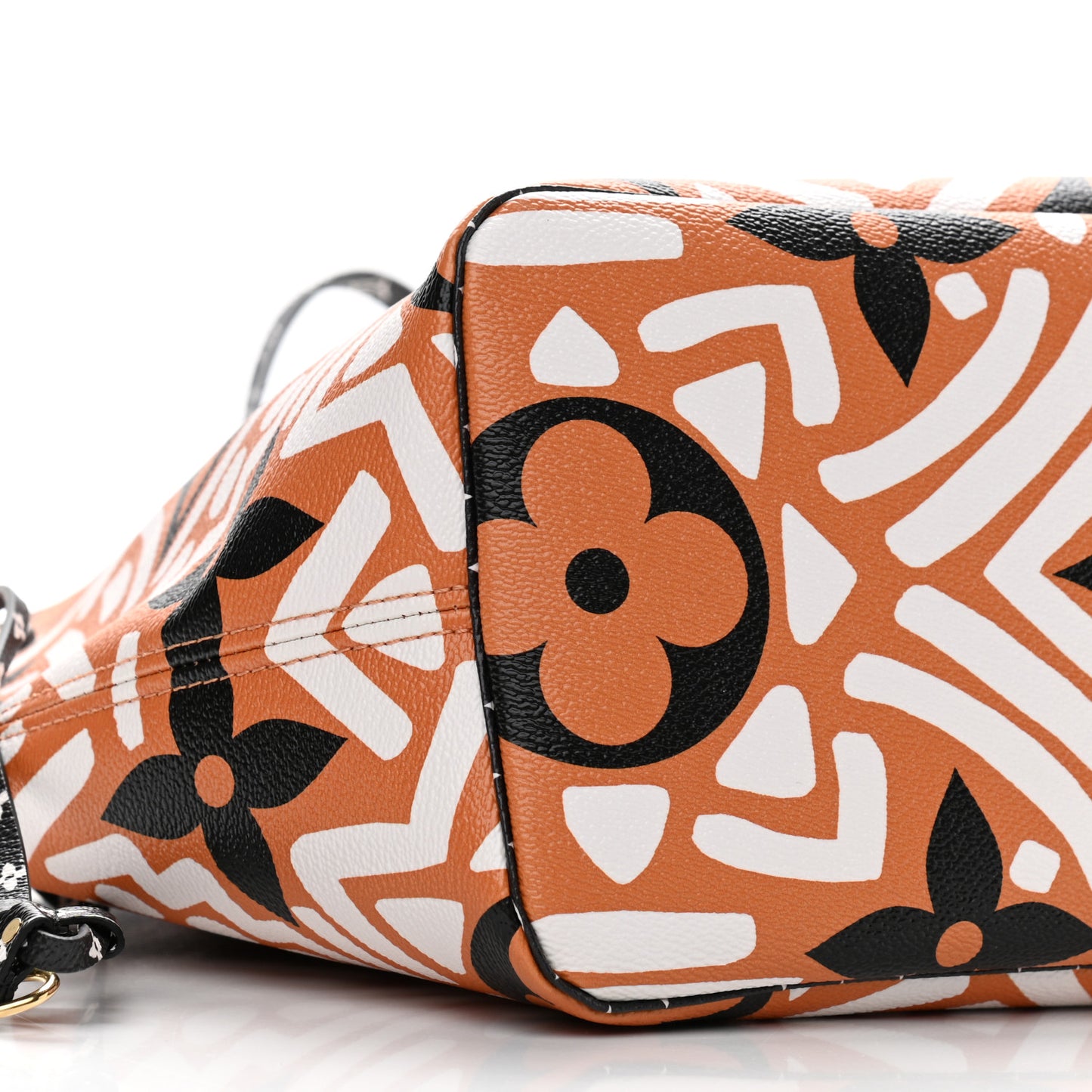 Monogram Giant Crafty Neverfull MM Creme Caramel