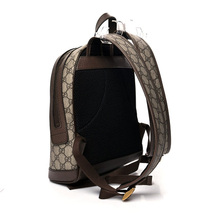Gucci X DISNEY GG Supreme Monogram Donald Duck Small Interlocking G Dome Backpack Beige Multicolor New Acero 3 of 11