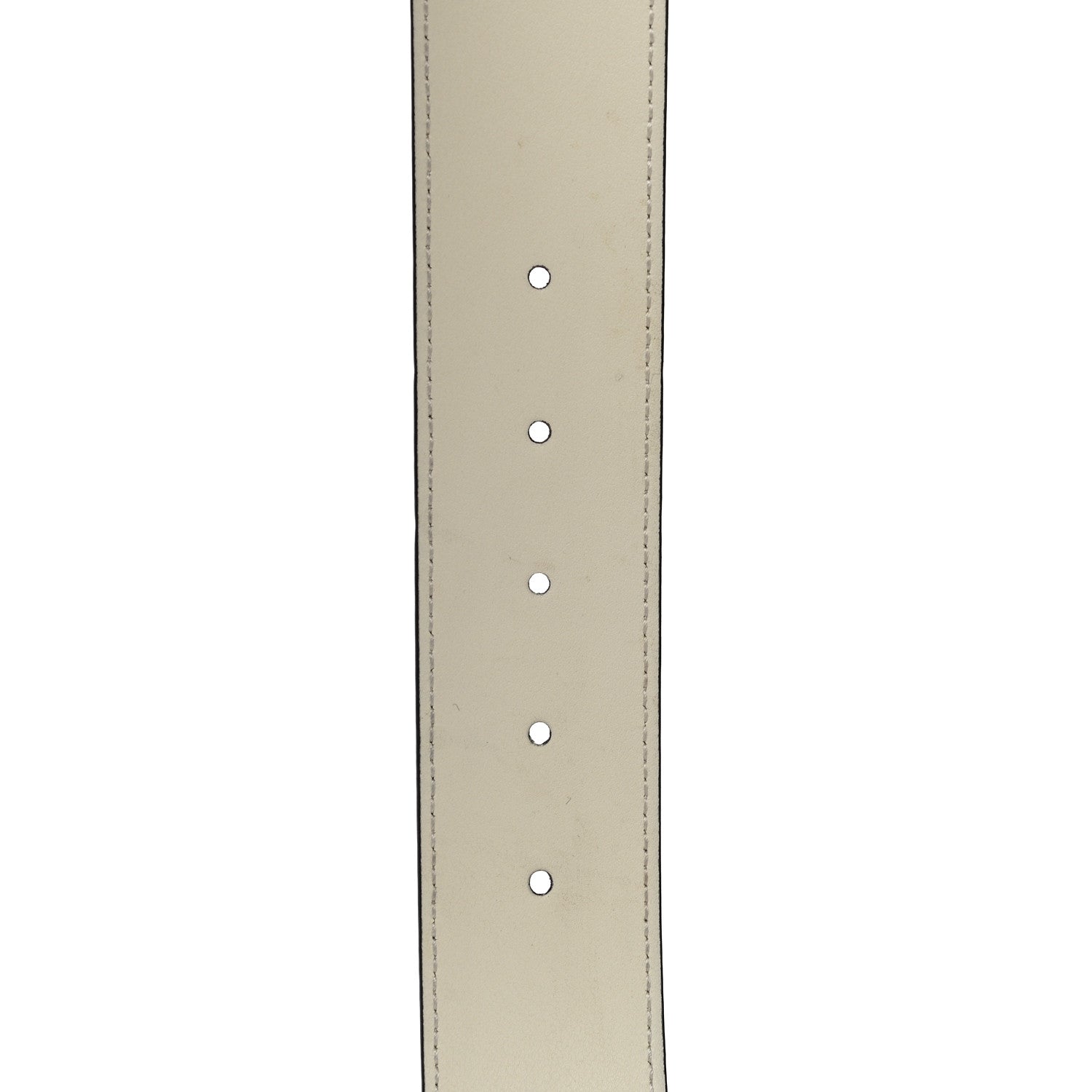 Gucci Calfskin Double G 40mm Belt 85 34 Mystic White 7 of 12
