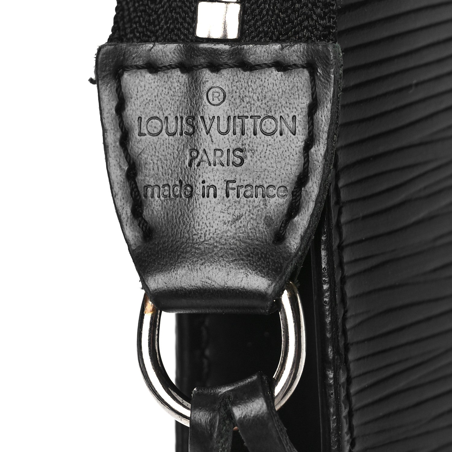 Louis Vuitton Epi Pochette Accessories 24 Black 6 of 8