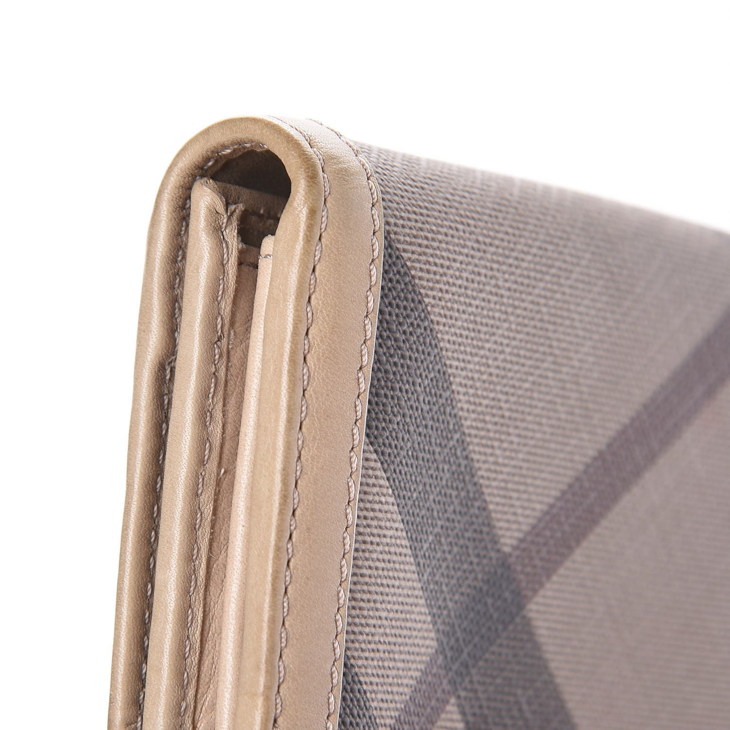 Smoked Check Continental Wallet Trench