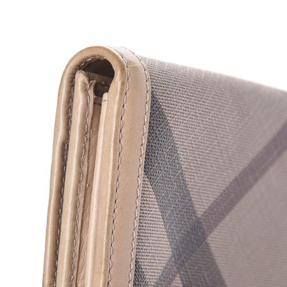 Burberry Smoked Check Continental Wallet Trench 9 of 12