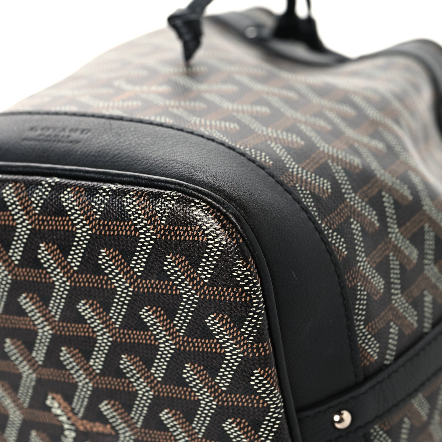 Goyard Goyardine Petit Flot Bucket Bag PM Black 9 of 11