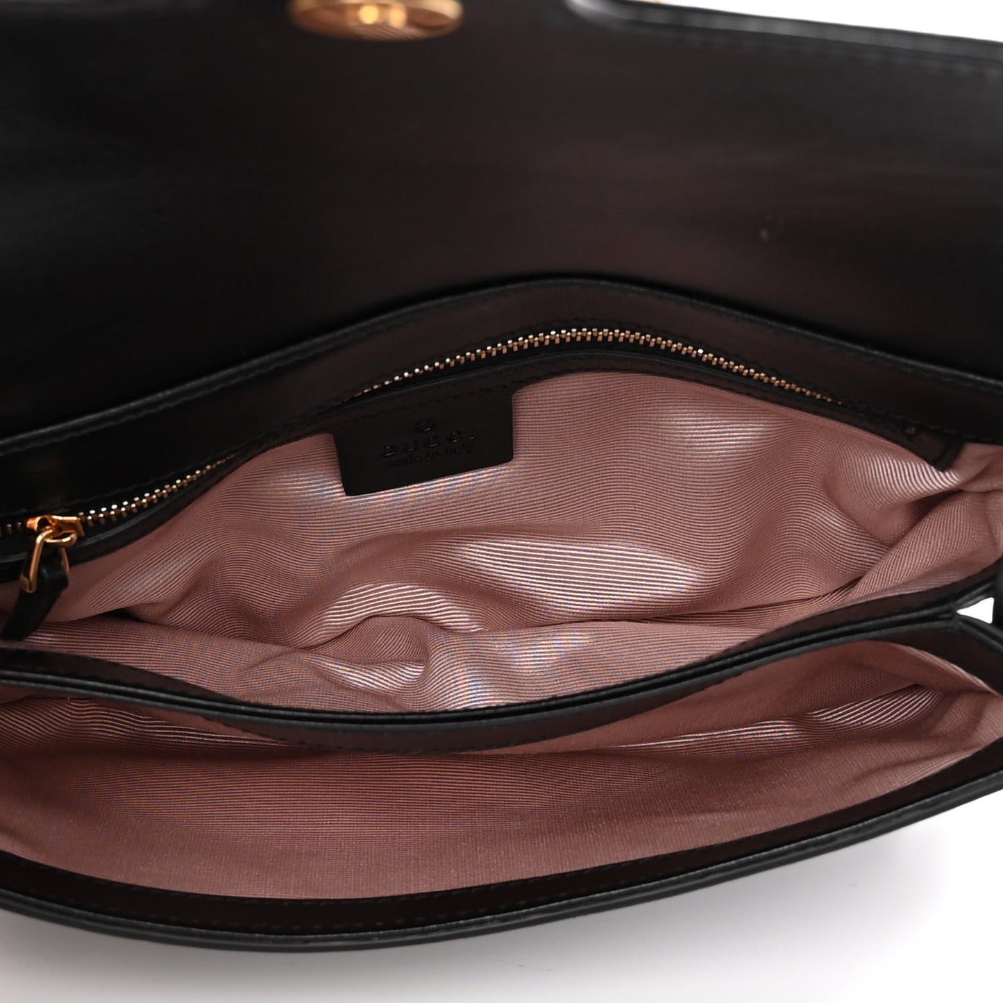 Vitello Palmellato Lux Small Arli Flap Shoulder Bag Black