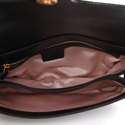 Gucci Vitello Palmellato Lux Small Arli Flap Shoulder Bag Black 5 of 12