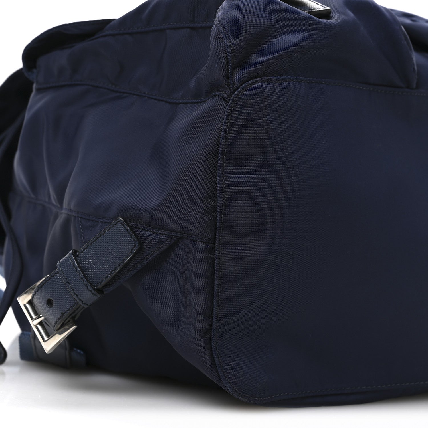Prada Tessuto Nylon Saffiano Vela Medium Backpack Baltico 10 of 11